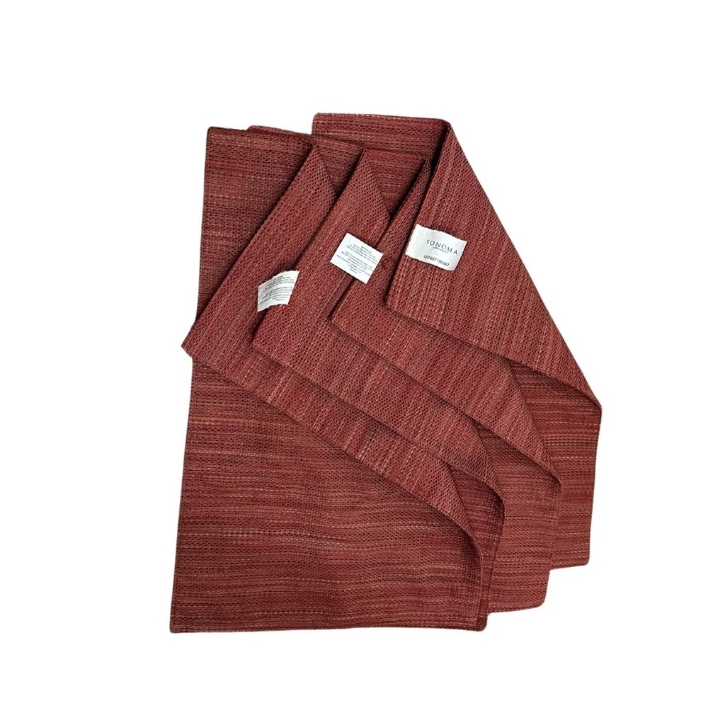 Sonoma Set Of 4 Red Vintage Placemats